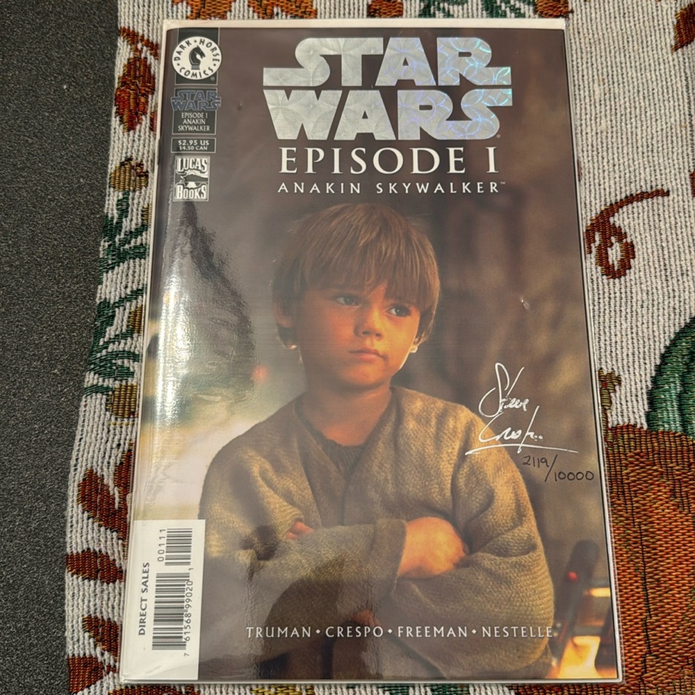 Authentic “Star Wars: Episode 1…” Comic signed by Steve Crespo